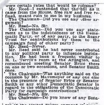 Hints at Bribery Denied