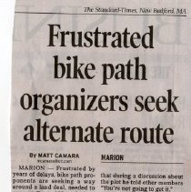 Frustrated bike path organizers sek alternate route