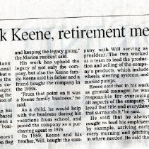 For Hank Keene, retirement means leaving a 'family'