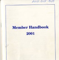 Member Handbook 2001 The Kittansett Club