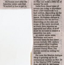 Treasures pf all shapes and sizes at Marion Antique Shop