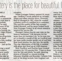 Grainger Pottery is the place for beautiful, local creations