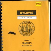 Bylaws Town of Marion Massachusetts