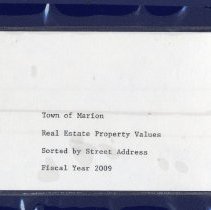 Town of Marion Real Estate Property Values