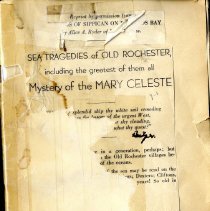 Reprint from The Lands of Sippican - Mary Celeste