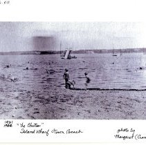 1921 "The Chutes" Island Wharf, Town Beach