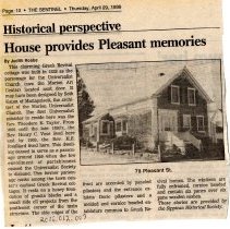 House provides Pleasant memories
