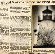Mysteries shroud Marion's historic Bird Island Lighthouse