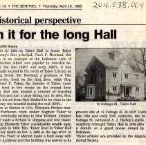 In it for the long Hall