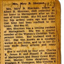 Mrs. Mary F. Sherman