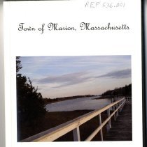 2009 Annual Report Town of Marion, Massachusetts