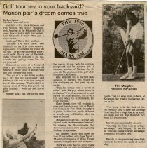 Golf tourney in your back yard? Marion pair's dream comes true