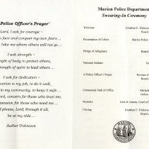 Swearing-In Ceremony John B. Garcia Tenth Chief of Police