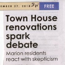 Town House renovations spark debate