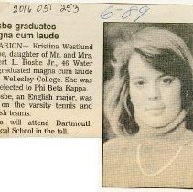 Rosbe graduates magna cum laude