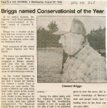 Briggs named Conservationist of the Year
