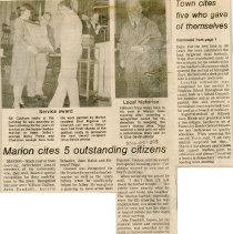 Marion cites 5 outstanding citizens