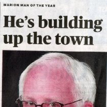 He's building up the town