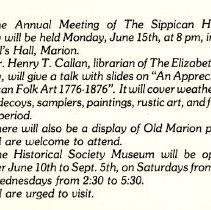 Annual meeting notice