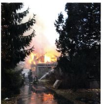 Fire tears through Point Road home