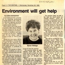 Environement will get help