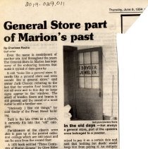 General Store part of Marion's past
