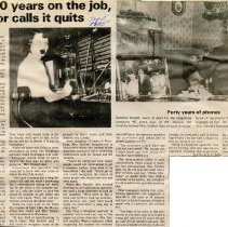 After 40 years on the job, operator calls it quits