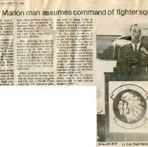 Former Marion man assumes command of fighter squadron