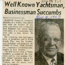 Well Known Yachman Businessman Succumbs