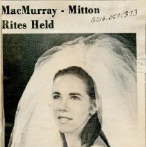 MacMurray - Mitton Rites Held