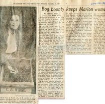 Bog bounty keeps Marion woman busy