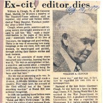 Ex-city editor dies