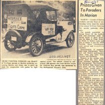 Prizes Given To Paraders In Marion