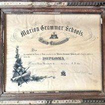 Marion Grammar School diploma