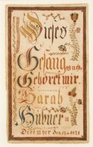 Bookplate for Sarah Heebner 1821