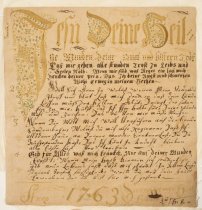 For Job Heebner 1763