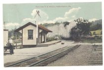 Perkiomen R. R. station, Perkiomenville