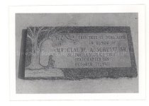 Claude A. Schultz, Sr., FFA chapter memorial