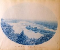 Pine Bend From Bluffs-Looking Up Stream