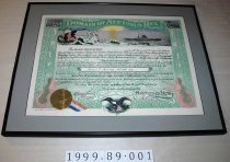 Certificate, Commemorative