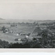 On hill looking east of Hill Road