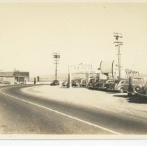 Texaco station and Little Cliff House restaurant at Black Point