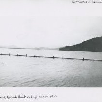 Flood at Black Point Cutoff, 1910