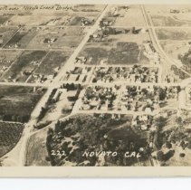 Looking north over "new town"