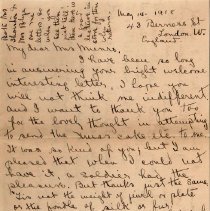 Munro Letters, May 14, 1918