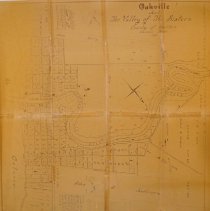 1863 Map of Oakville/ Halton County