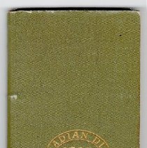 Small diary owned by George Sumner (1885)