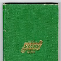 Small diary owned by George Sumner (1886)