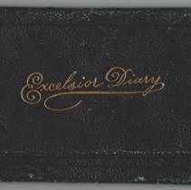 Small diary owned by George Sumner (1887)