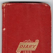 Small diary owned by George Sumner (1889)